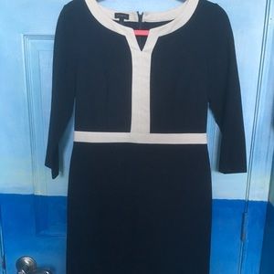 Talbots Blue & White Tailored Dress